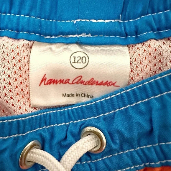 Hanna Andersson | Wide Stripe Swim Trunks (6-7 yrs) 💦 - Picture 3 of 4